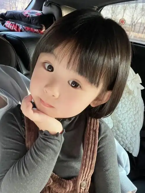 小女孩短发发型_小红书