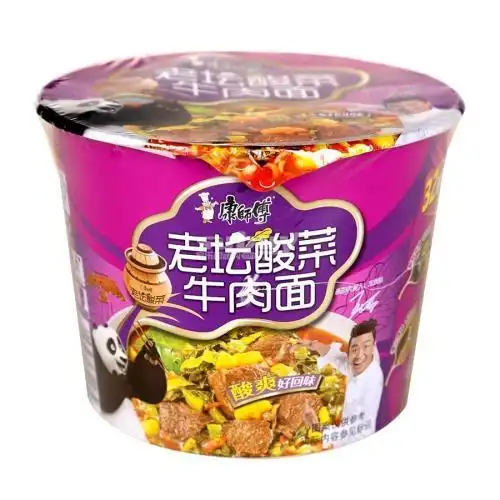 【互助乐县域】康师傅桶面酸菜1*12桶