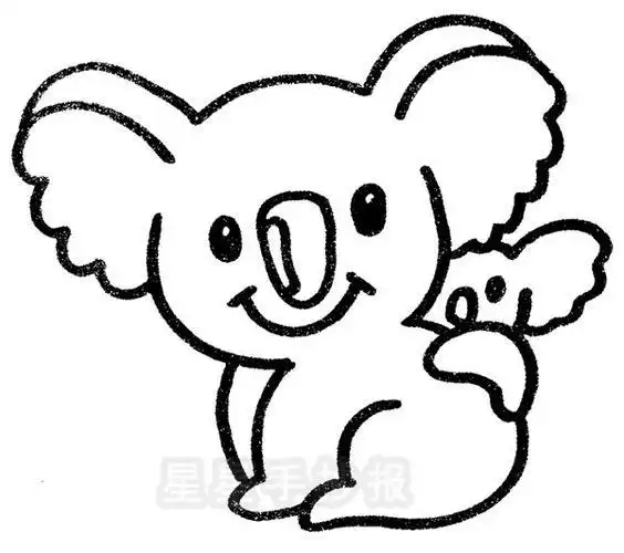 星星报 简笔画 动物简笔画  正文内容树袋熊的外形特征资料 北部