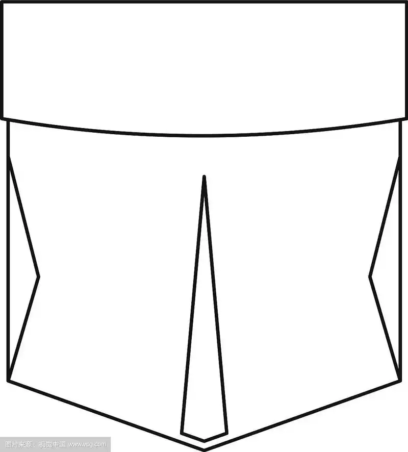 口袋补丁图标轮廓风格
