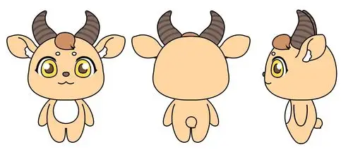 羚羊吉祥物设计/banner/羚羊logo