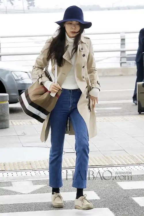 金敏喜2月17日韩国仁川机场街拍 (飞英国伦敦)