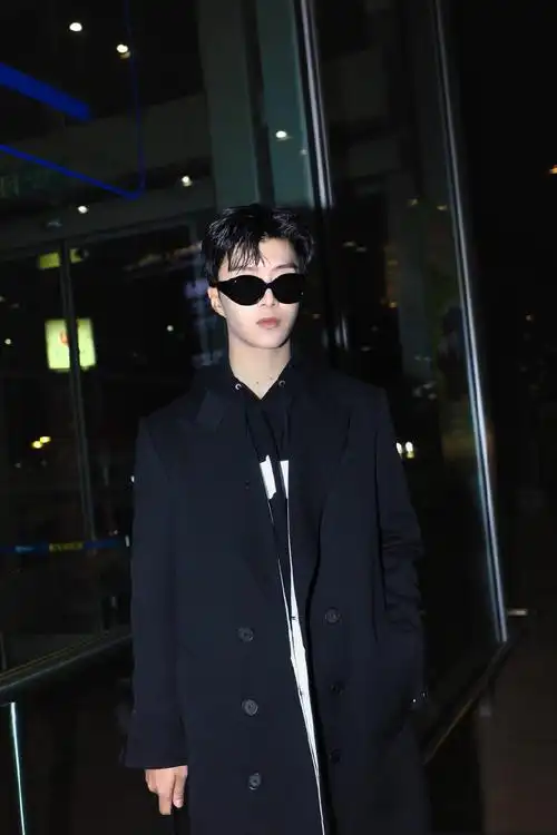 范丞丞冷酷帅夜拍图片