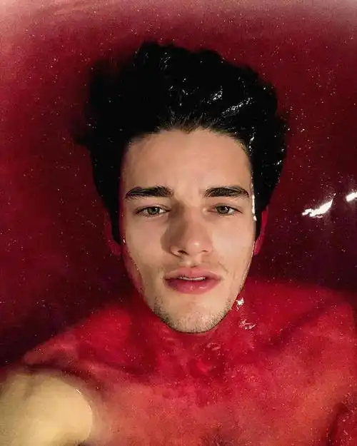 昔日男模小鲜肉胸毛茂密,有点像钢丝球!