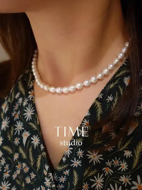 时尚穿搭灵感百元的价格千元品质珍珠项链