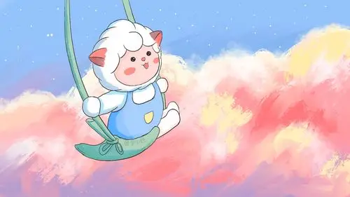 少女心治愈可爱ipad桌面壁纸_卡通动漫_壁纸下载_美桌网