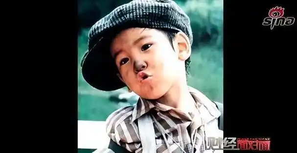 就跟着妈妈徐枫在片场混,徐枫也很直接,缺小演员时就直接用儿子顶上