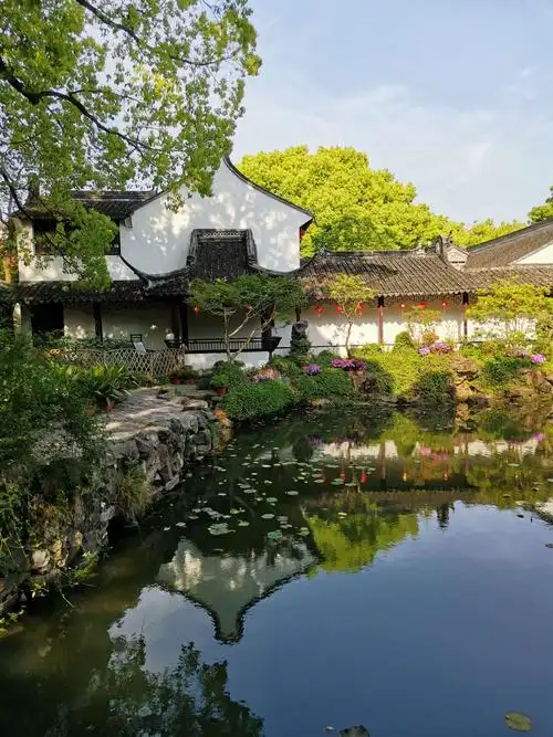 江南园林醉白池,方塔园