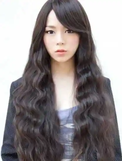 女生个性甜美烟花烫发型效果图 迷人女生烟花烫发型展示 - 发型设计