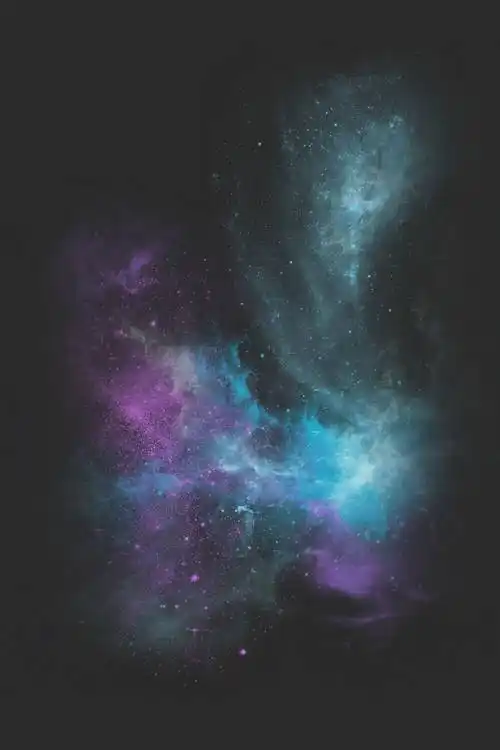 彩色粉末水彩渐变纹理绚丽星云效果7203056免抠图片素材