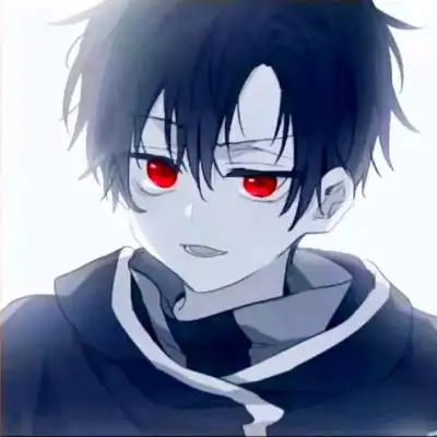 男头 二次元 红瞳