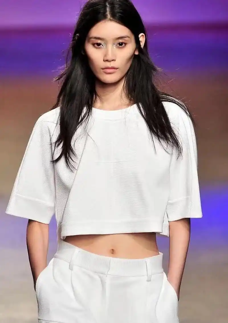 超模一般都是脸颧骨高 脸颊凹 泪沟眼窝都有凹陷 太阳穴也是凹的 非常