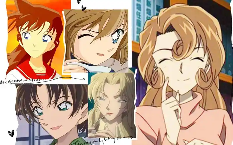 【柯南/女神/燃向踩点/e.t.】柯南女性角色美颜集结79你想抱走谁?