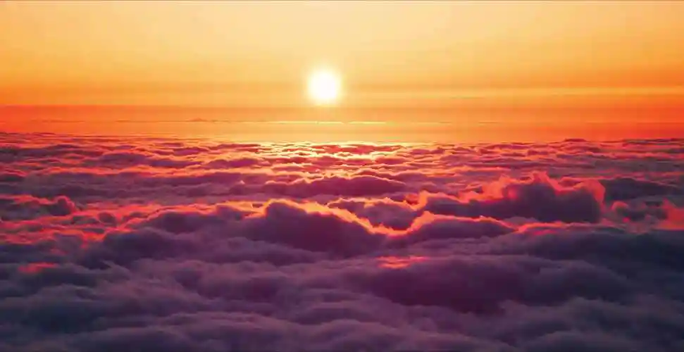 天空流云太阳视频素材