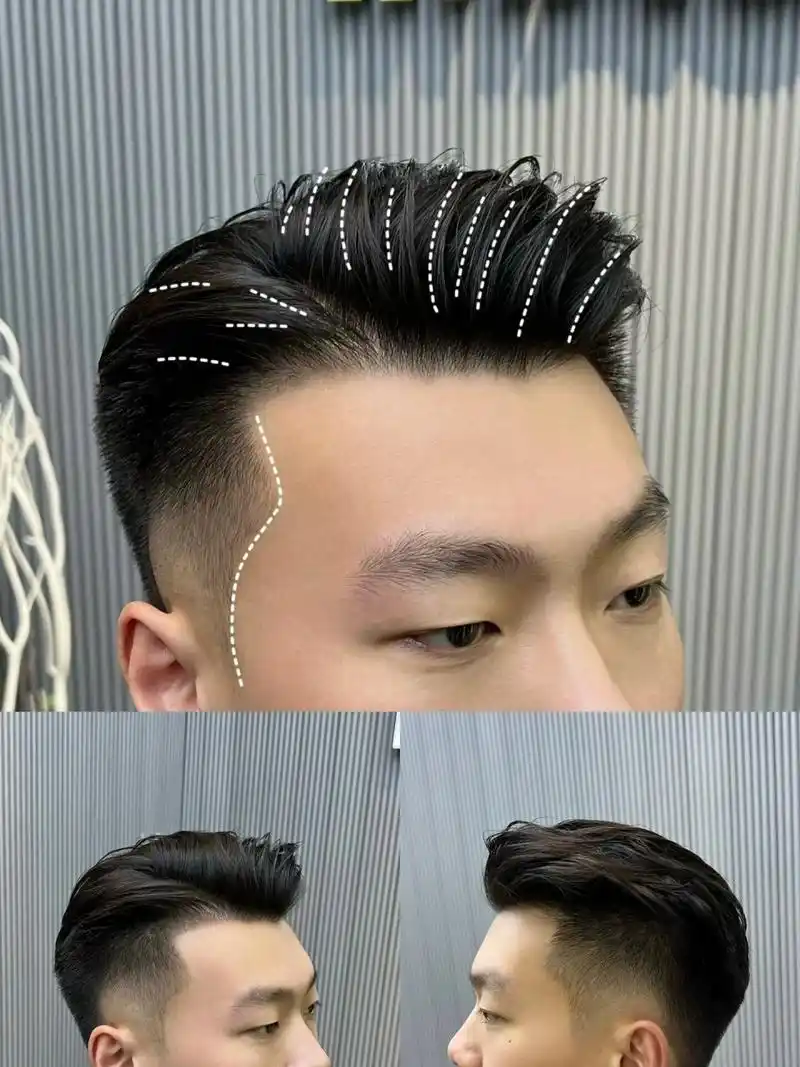 男士发型 港风侧背 男士发型 港风侧背