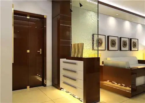 进门玄关隔断效果图赏析进门玄关隔断如何设计