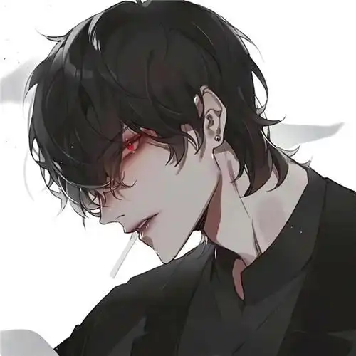 二次元头像男高冷帅气黑暗系