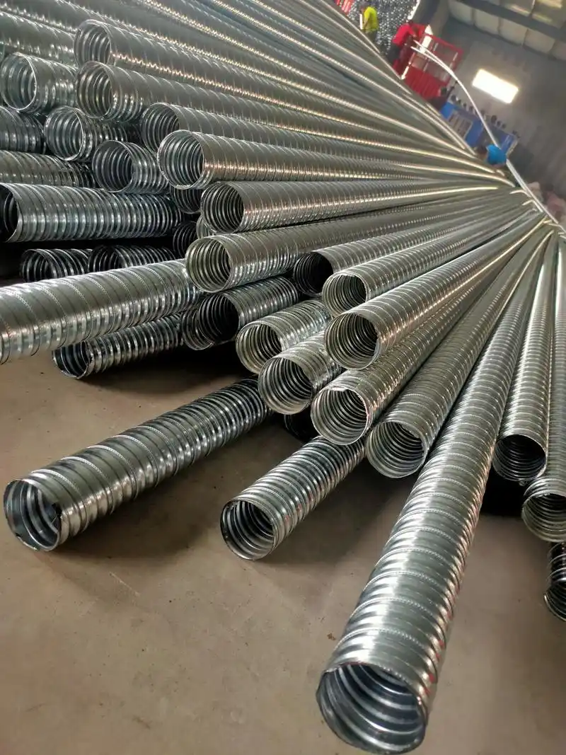 公路桥梁镀锌预应力金属波纹管钢绞线预埋波纹管35-300厂家dn50