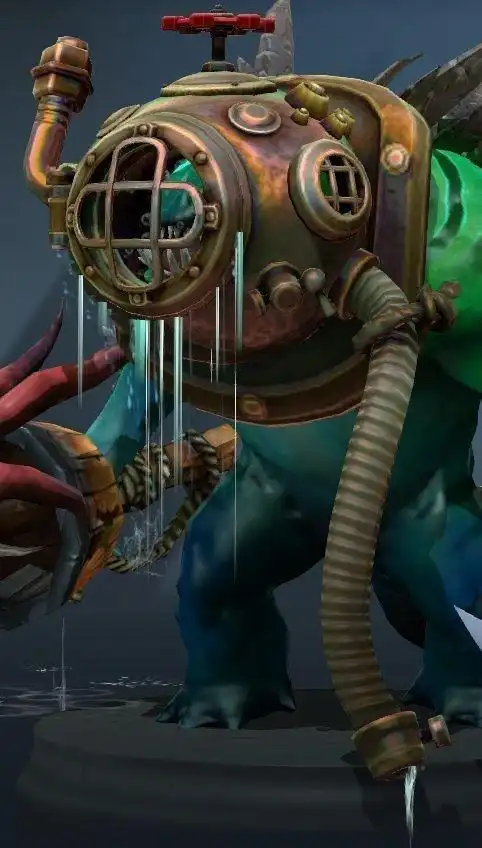 dota2皮肤赏析潮汐猎人洪流面罩
