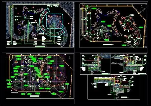 某小区水景花园施工图
