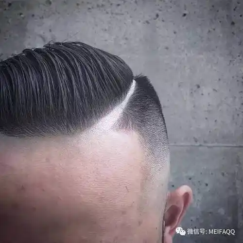 经典复古男士油头背头