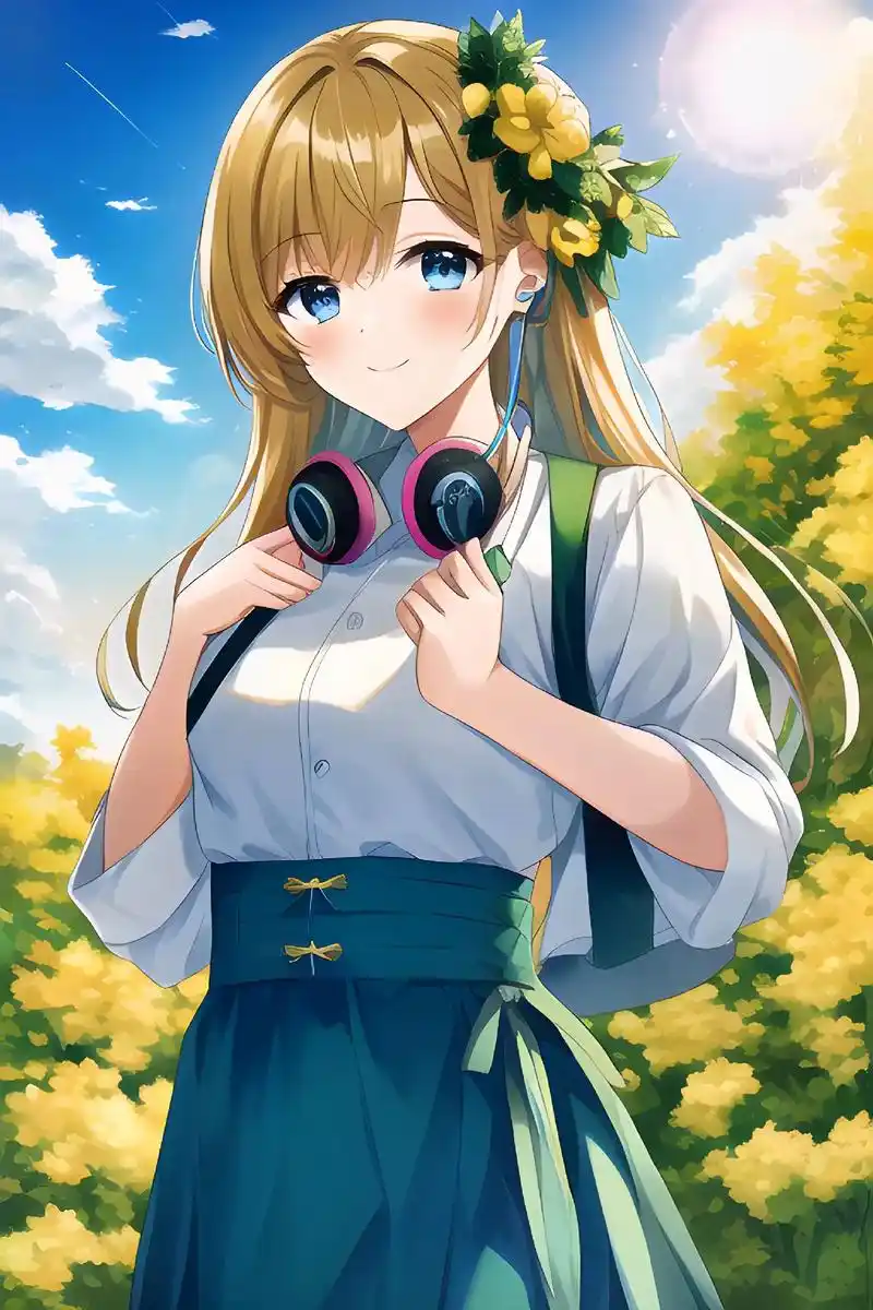 动漫美女.有幸你来,不负遇见,对的人终会相遇#二次元 #壁纸 - 抖音