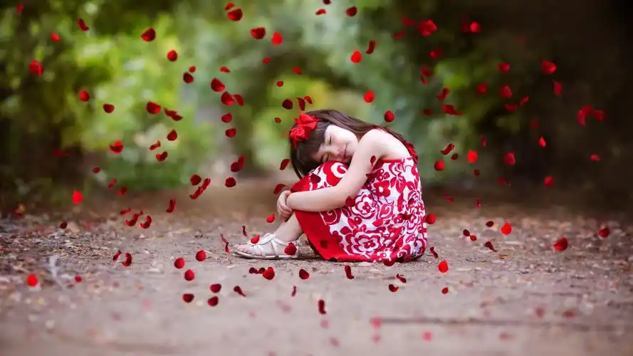 非主流,小女孩,儿童,意境,梦里面的世界壁纸