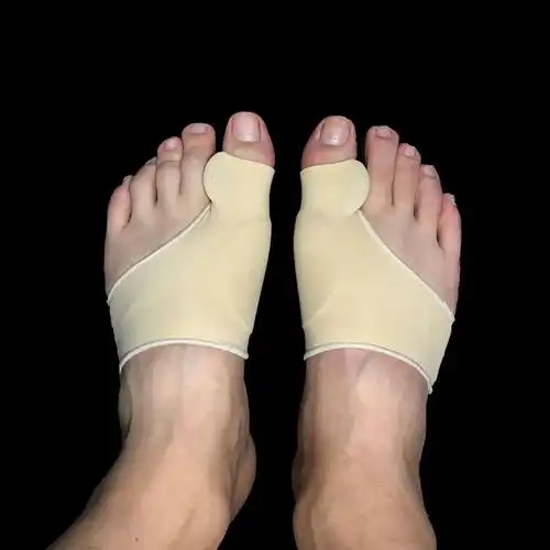 脚趾外翻矫正器布料加胶硅胶大脚骨防磨拇外翻矫正内包硅胶