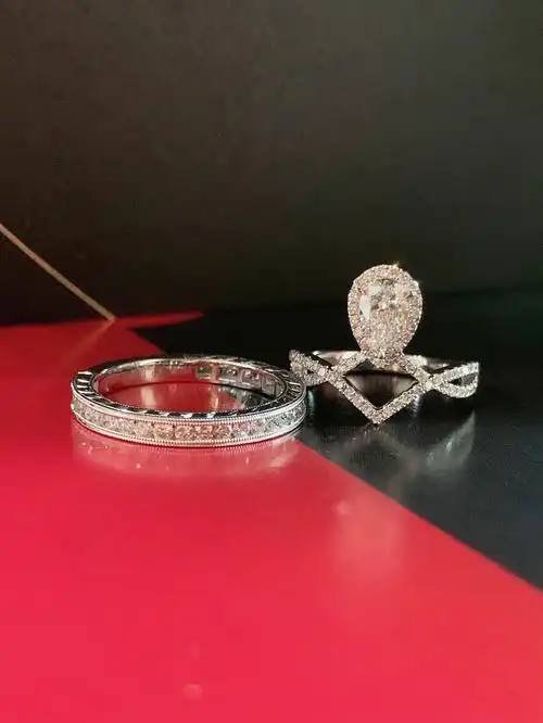 被angelababy种草的水滴型婚戒