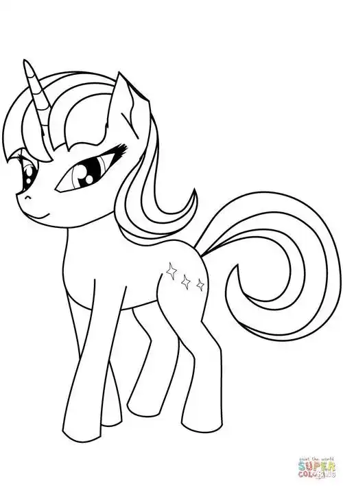 独角兽简笔画独角兽简笔画简单又漂亮