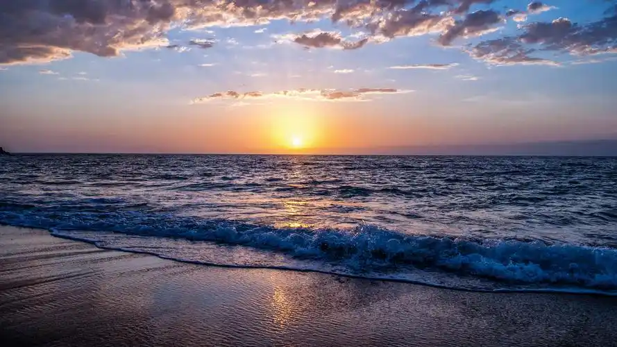 清新大海风景壁纸_最美好的海边风景