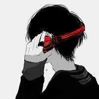 二次元邪魅耳机男头像_微信头像图片大全