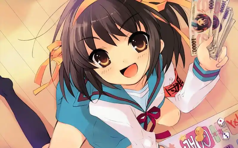 小清新唯美意境手绘卡通软妹子高清桌面壁纸下载3