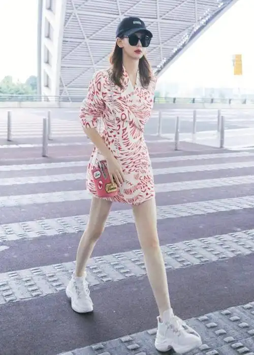 盘点女明星日常穿老爹鞋的正确打开方式