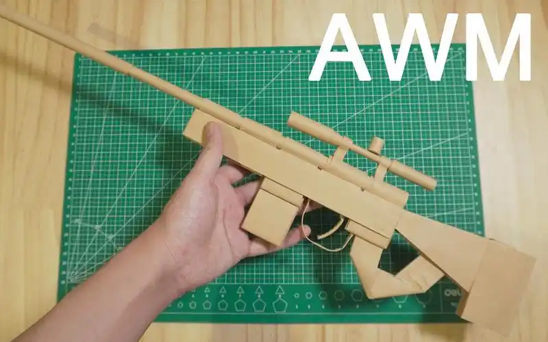 活动  教你用纸自制awm,比买来的还要好玩!