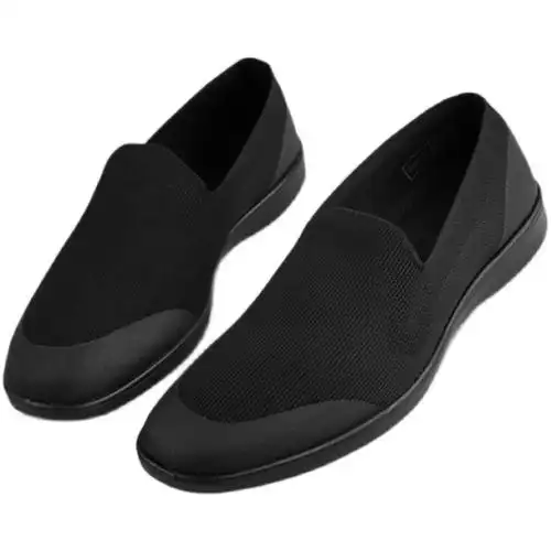 厂家批发消防布鞋 休闲布鞋透气飞织布布鞋低帮男布鞋