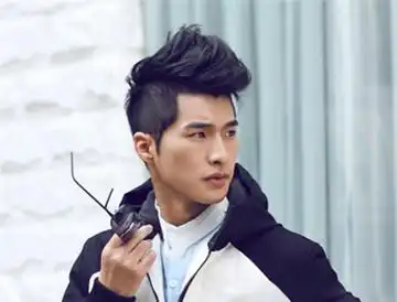 飞机头帅气短发发型图片