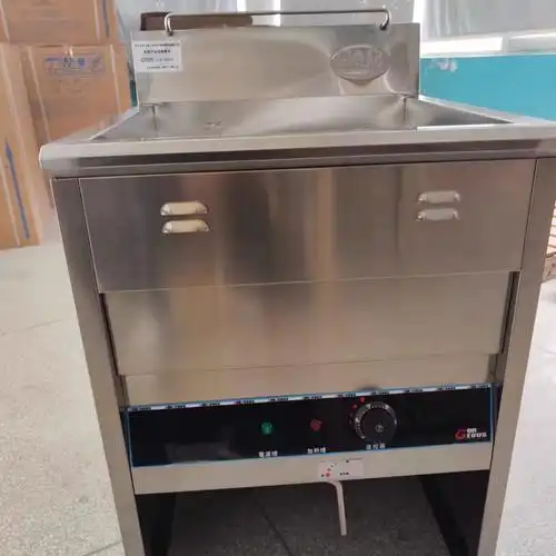 台湾鑫宝鼎立式油炸锅电炸炉燃气炉商用大容量单双缸自动恒温炸鸡