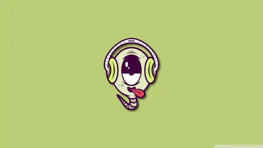 简约搞怪图片桌面壁纸高清大图预览1920x1080_设计创意下载_美桌网