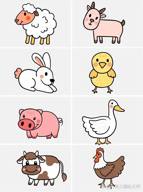 🔥小动物简笔画合集来啦📢