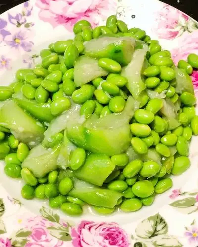 未___知做的炒毛豆丝瓜