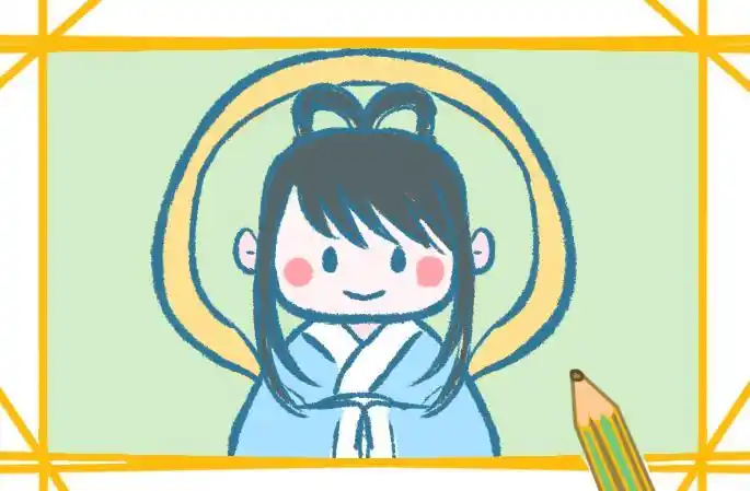 天上的神仙怎么画简笔画