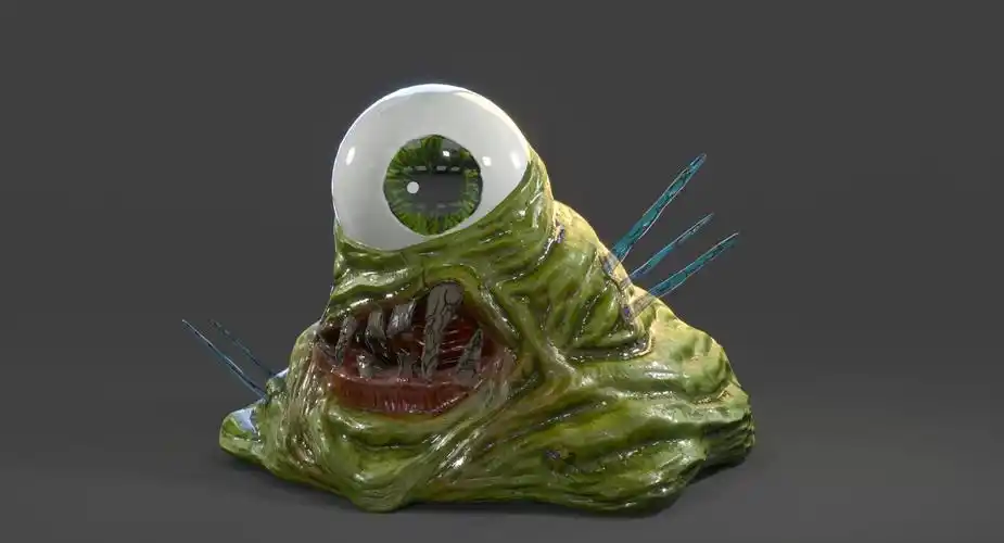 史莱姆水晶怪物3d模型