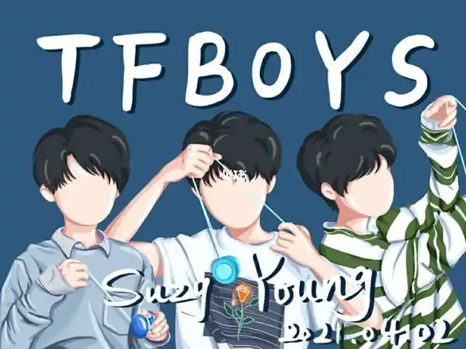 q版tfboys原创插画