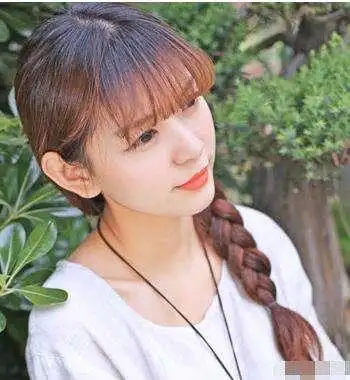 女生清新修颜减龄空气刘海发型最新