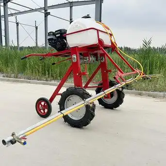 福建小型农用手扶自走式打药机小麦玉米喷雾机四轮蔬菜汽油