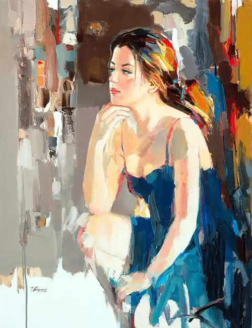 绘画精品josefkote现代油画欣赏