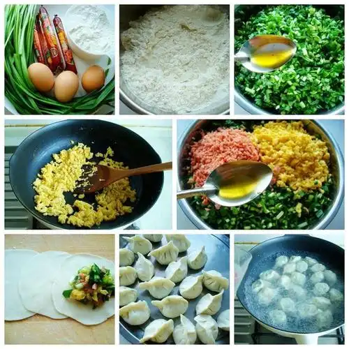 三月用韭菜包饺子14种做法荤素搭配一口下去全是营养