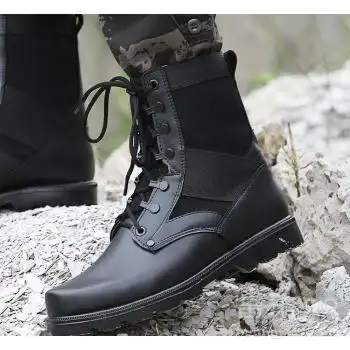 批发户外高帮军靴秋冬季作战靴战术靴我是特种兵沙漠靴男士单靴