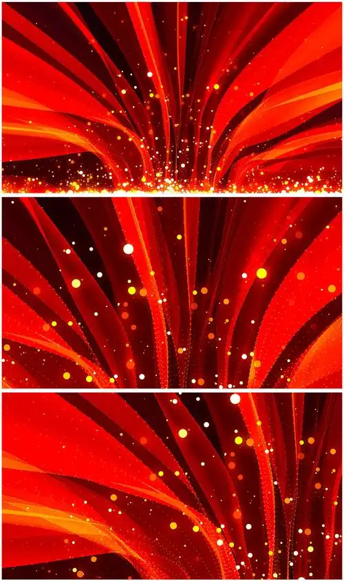 4k唯美多彩粒子舞台背景视频素材